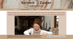 Desktop Screenshot of keramik-zauber.de